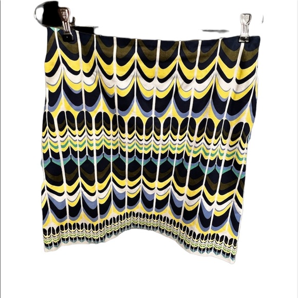 Talbots Petites mini skirt 6P side zipper multi colored Sale - Picture 3 of 3